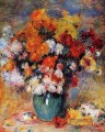 vase de chrysanthèmes Pierre Auguste Renoir